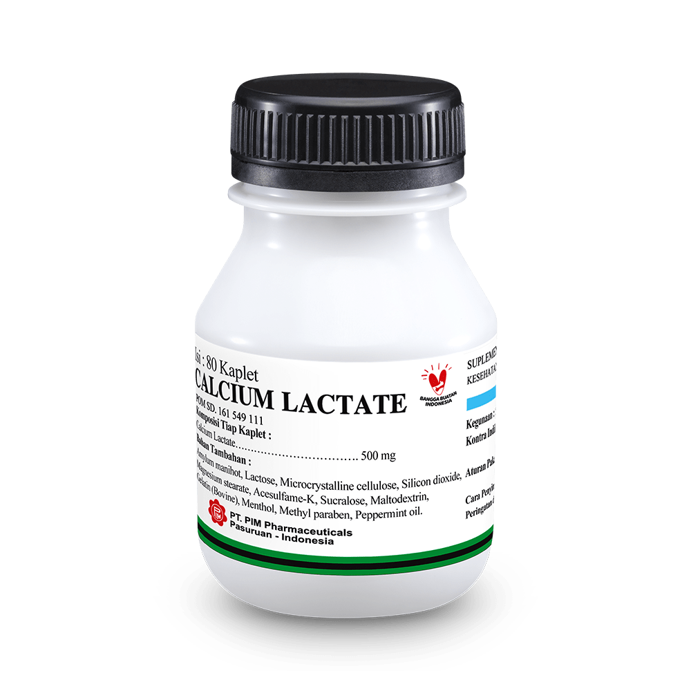 CALCIUM LACTATE BOTOL PIM Pharmaceuticals