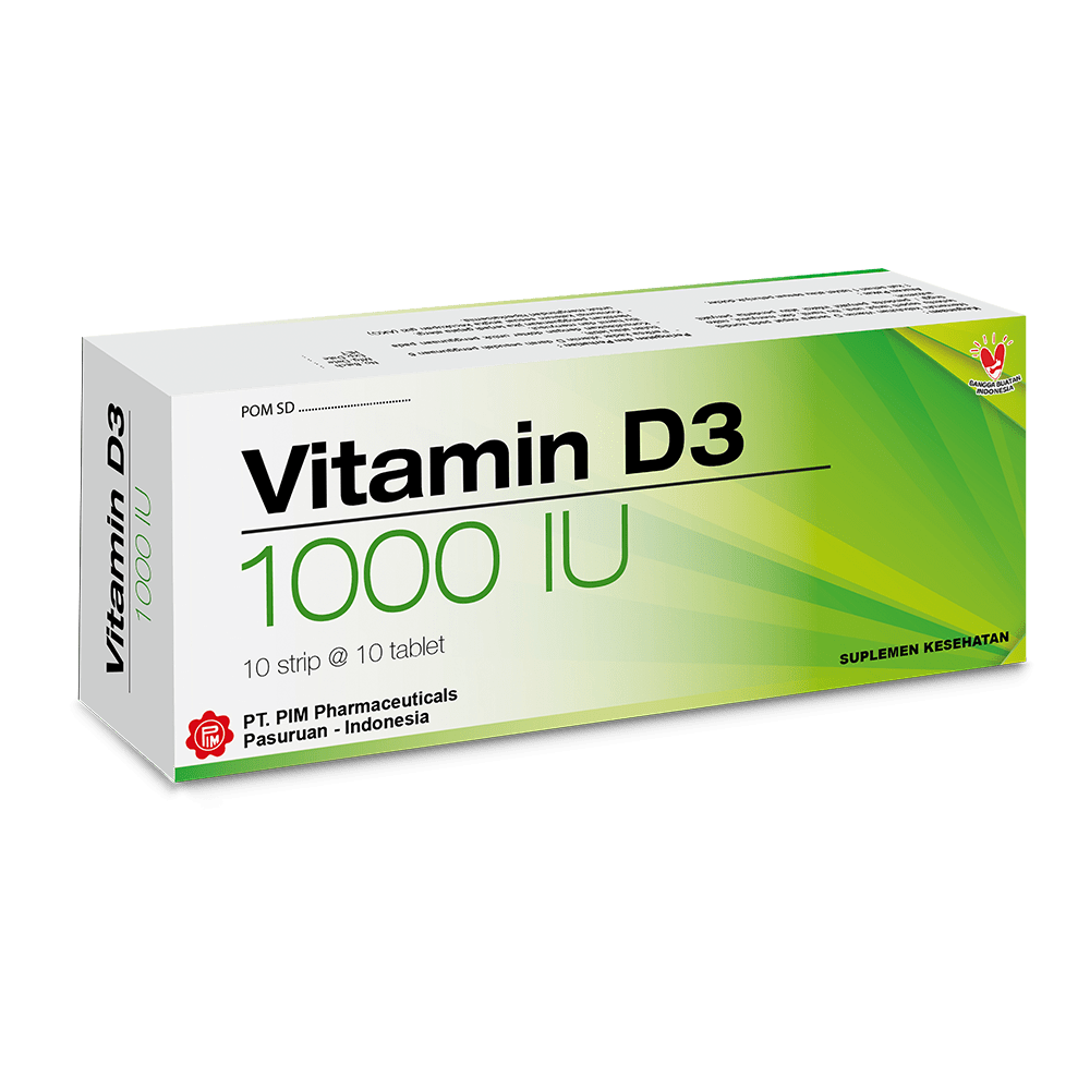 VITAMIN D3 1000 IU STRIPS – PIM Pharmaceuticals