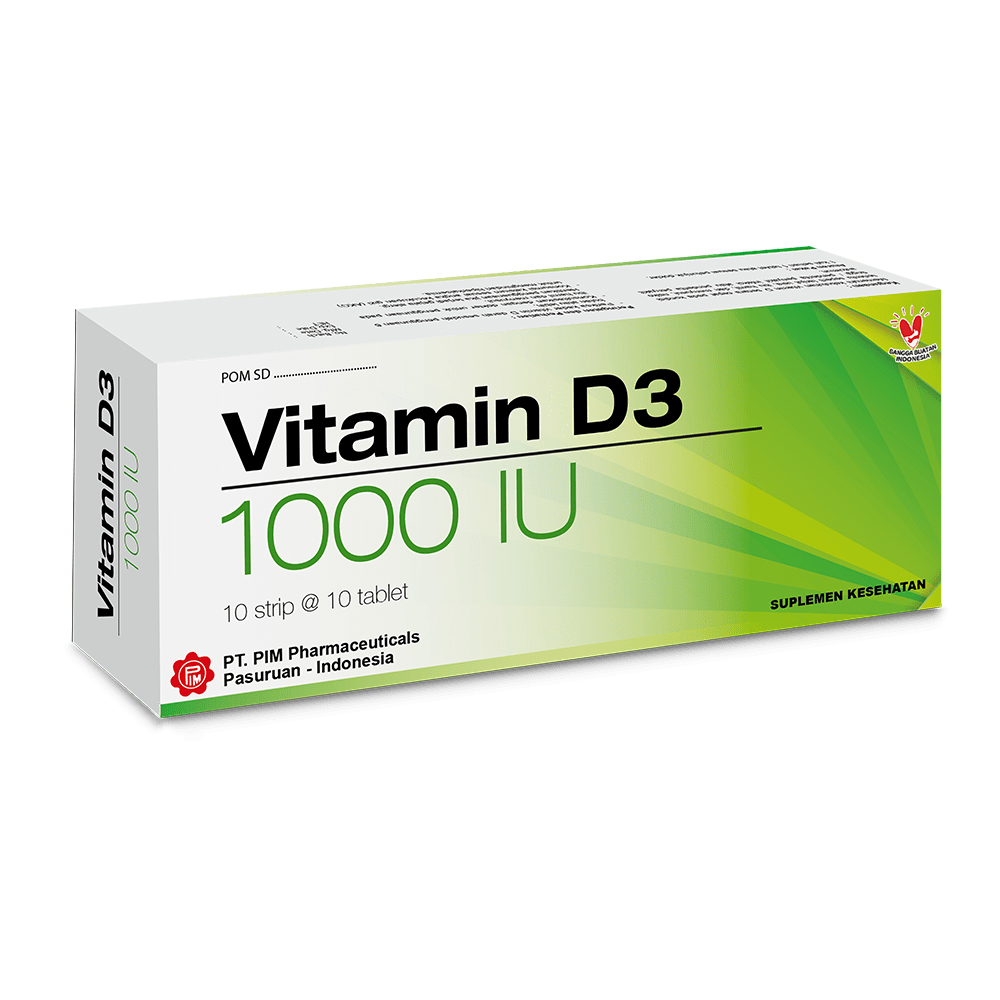 VITAMIN D3 1000 IU STRIPS PIM Pharmaceuticals