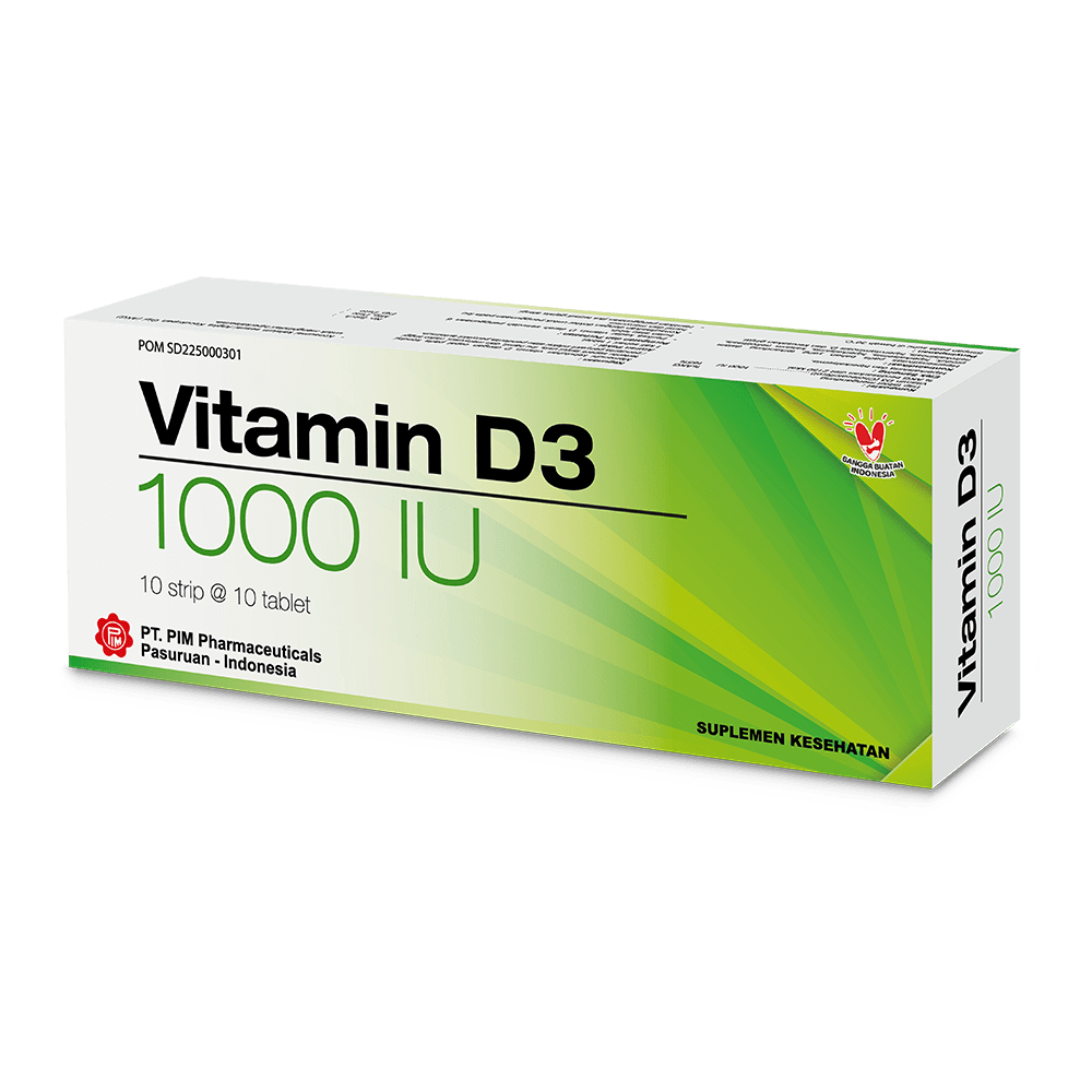 VITAMIN D3 1000 IU STRIPS PIM Pharmaceuticals