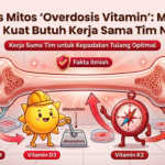 Menepis Mitos “Overdosis Vitamin”: Mengapa Tulang Kuat Butuh Kerja Sama Tim Nutrisi?