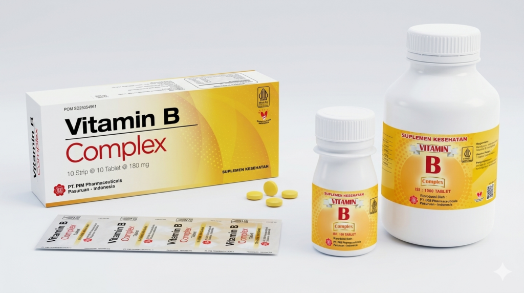 Vitamin B Complex: Solusi Ampuh Atasi Lelah Kronis, Stres Kerja, dan Kesemutan yang Mengganggu