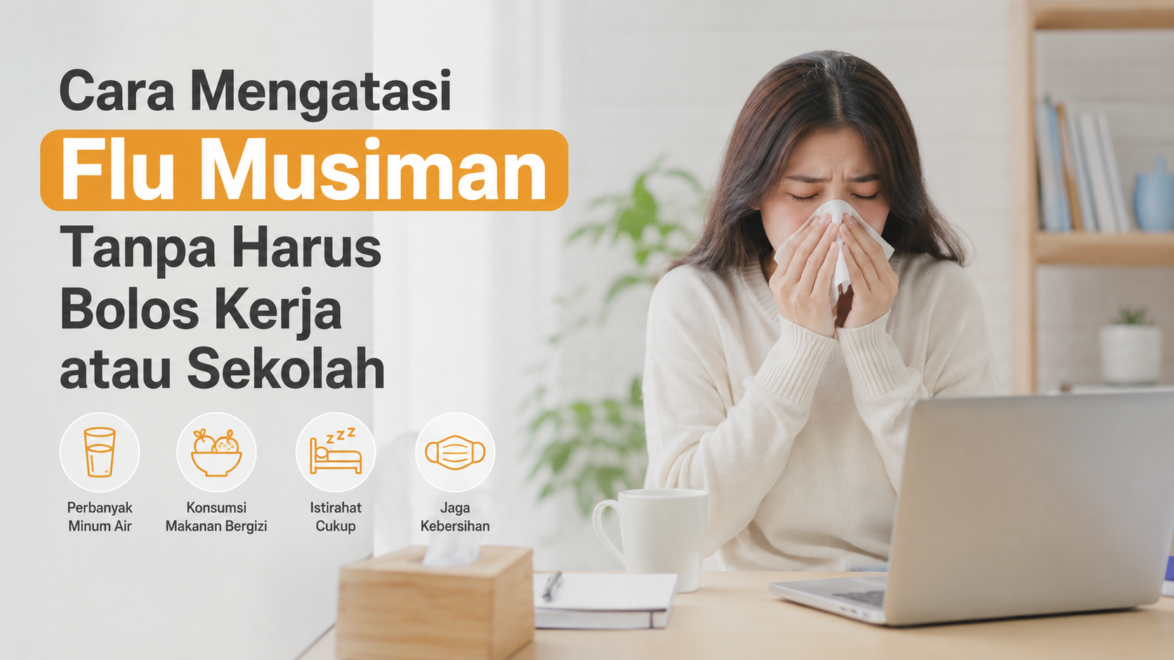 Cara mengatasi flu musiman dengan Pimtrakol obat flu tanpa bolos kerja atau sekolah